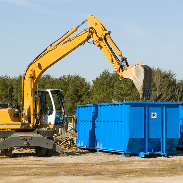 what happens if the residential dumpster is damaged or stolen during rental in Eureka WI